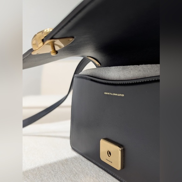 Coach Bandit Shoulder Bag CC416 – Black/Brass (B4/BK) - Picture 6 of 10